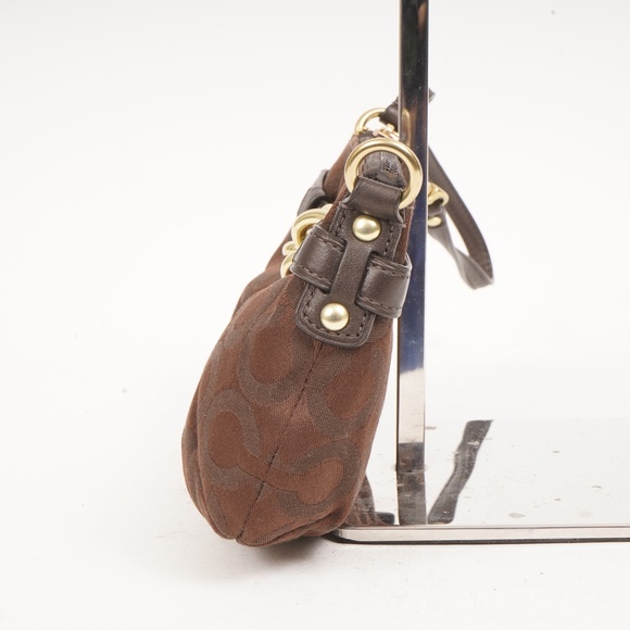 NWT $98 Coach Brooke Op Art Brown/Ebony Wristlet 43105 BBREB - Picture 4 of 12